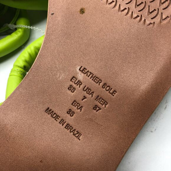 Free People Vicenza Belize Square Toe Wrap Sandals Green  US 7 - Picture 7 of 8